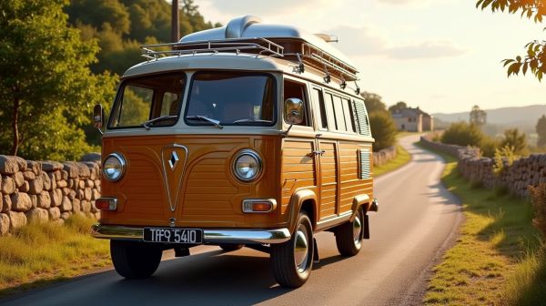 L'Estafette Renault, l'utilitaire culte transformé en van aménagé